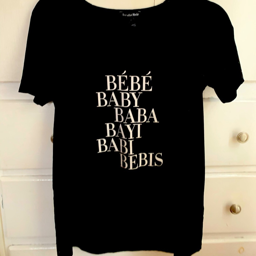 Isabella Oliver Baby languages Maternity Tee